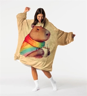 Huggie - Autumn Weather - Giant Blanket Hoodie - Kæmpe Tæppe Hættetrøje
